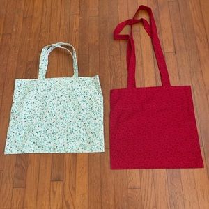 Handmade cotton tote/market bags